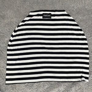 Milk snob Striped car seat cover